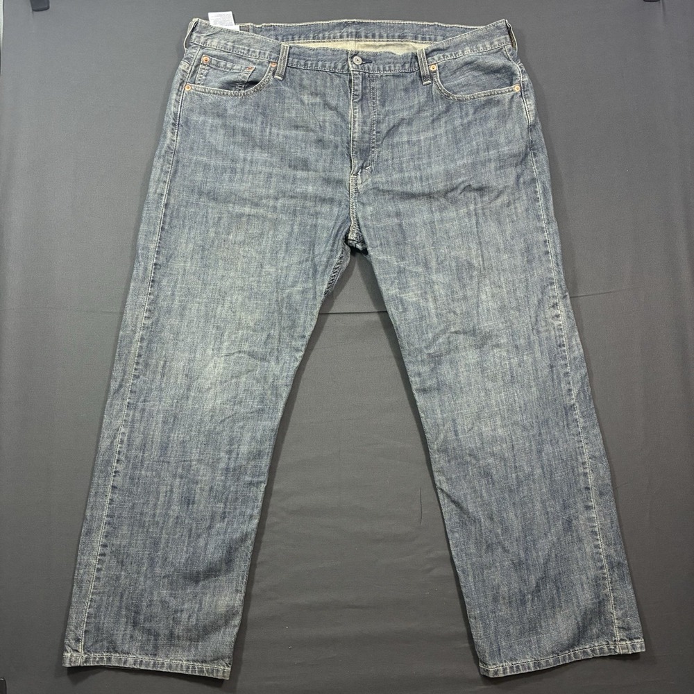 Levi's 569 Loose Straight Jeans Men's 42x30 Blue Medium Wash Denim
